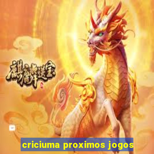 criciuma proximos jogos